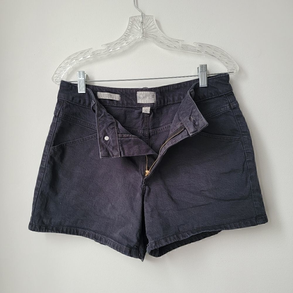 Universal THREAD Womens Shorts Size 8 Vintage Midi Dark Wash - Picture 5 of 12